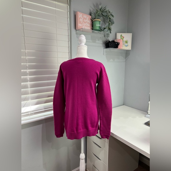 Michael Kors‎ Crew Neck Hot Pink Sweater - Picture 5 of 7
